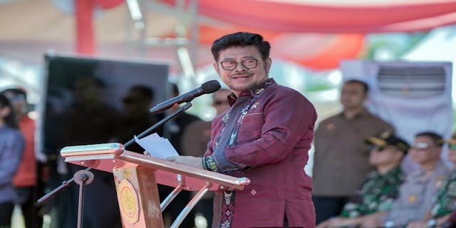 Mentan SYL Sampaikan Terimakasih di Penas Petani XVI Padang