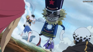 ワンピースアニメ ドレスローザ編 694話 頭割り人形 | ONE PIECE Episode 694