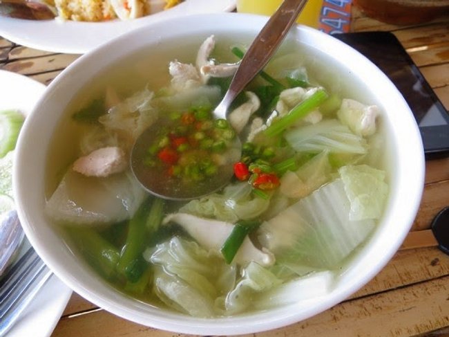 Тайский суп с перцем чили