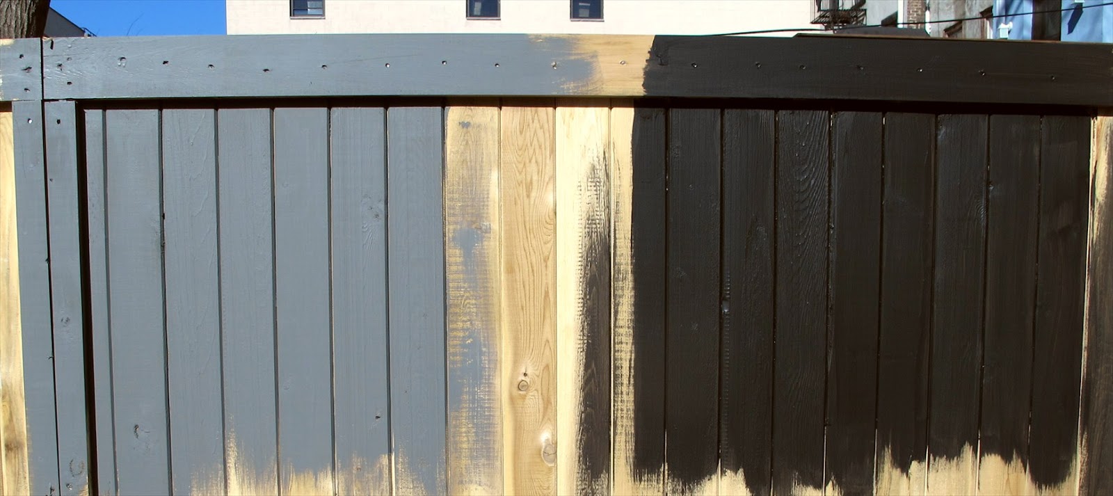 View from Federal Twist: Garden Diary: Testing Fence ...