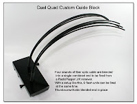 CP1033: Dual Quad Custom Guide Block for 8 Fiber Optic Bundles