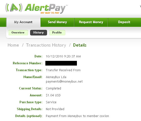 MoneyBux Payment Proof