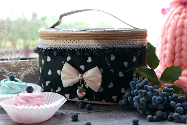 Bow Cosmetic Storage Bag Multifunctional Makeup Case Beauty Big Bang