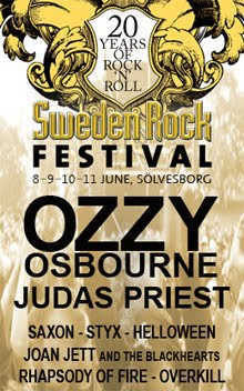 Whitesnake, Mr. Big y Buckcherry para el Sweden Rock Festival