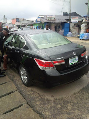 Owner Of A Honda Car Kidnapped And His Car Abandoned On The Road In River State (photo)