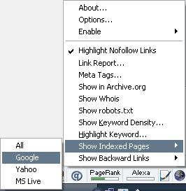 firefox add-ons pagerank seo