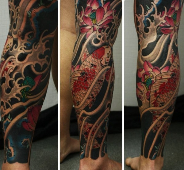 Peixes Japoneses Tatuagem