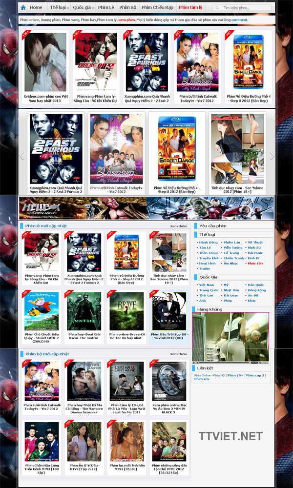 Chia sẻ 4 Template Blogspot làm site phim 
