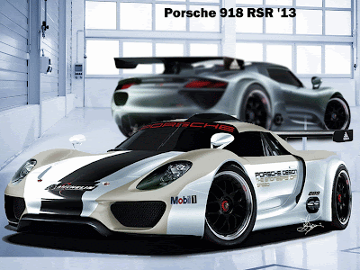 2013 Porsche Sports Cars 918 RSR Race Car