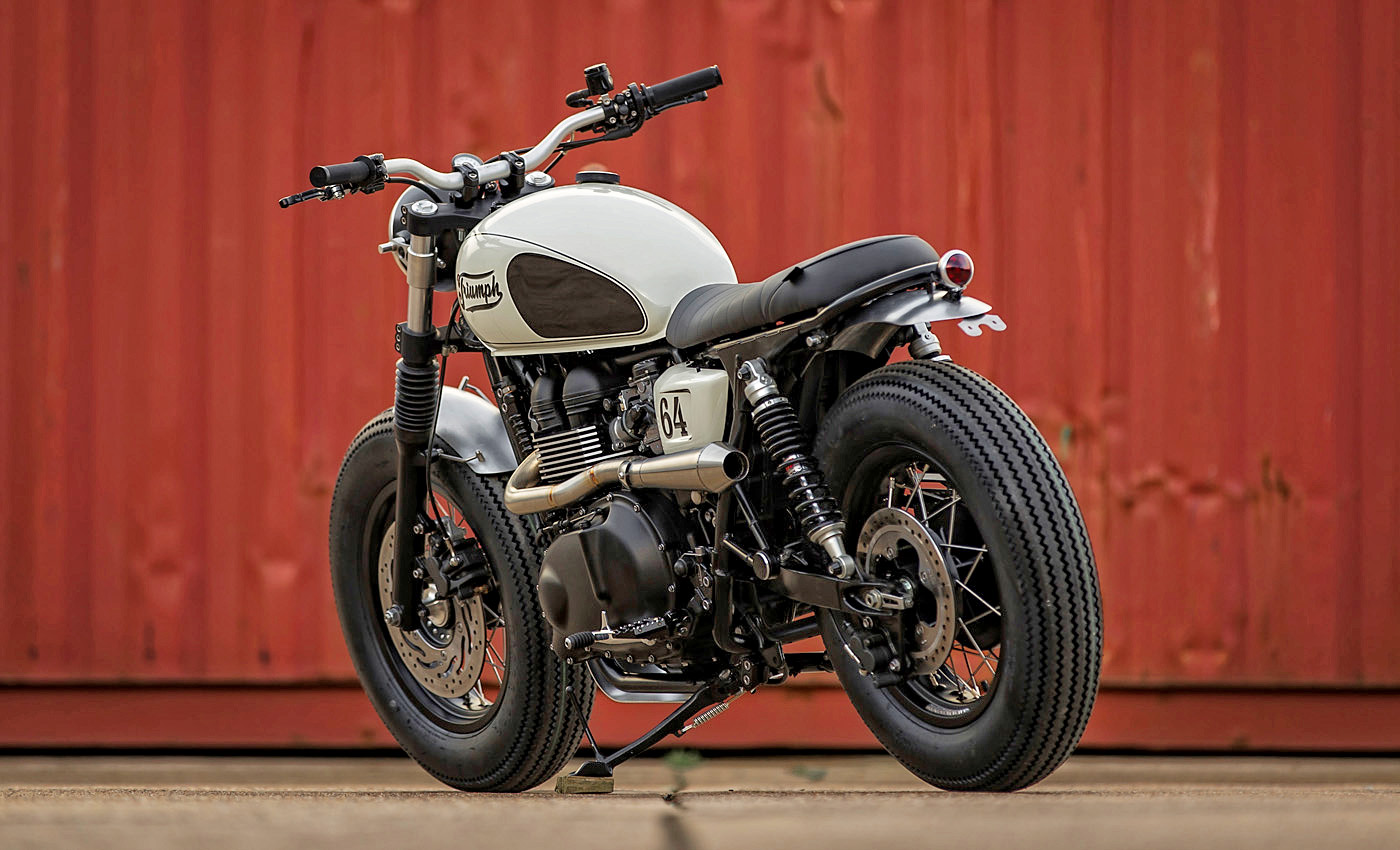 Hell Kustom : Triumph Bonneville T100 By Down & Out Cafe ...
