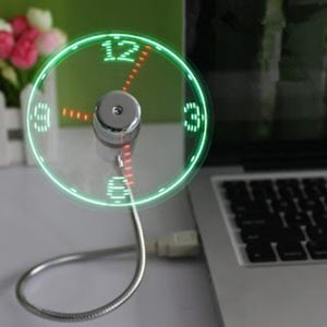 usb led clock fan new work from home gadgets