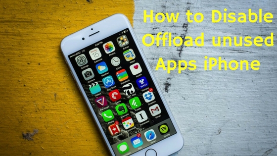 how to disableunused apps iphone