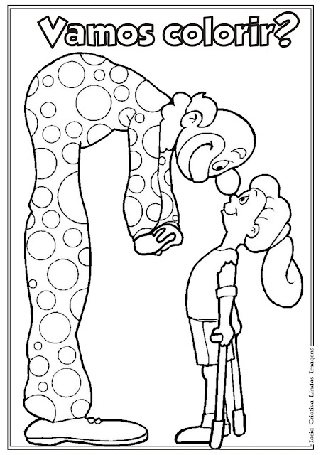 Desenho de Dia do Circo para colorir