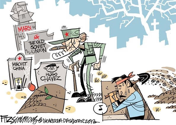 Fidel Castro cartoon, Fidel Castro, Castro Political Cartoon
