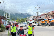 Untuk Keselamatan Satlantas Polres Aceh Tengah Terus Himbau Masyarakat Tertib Berlalu Lintas