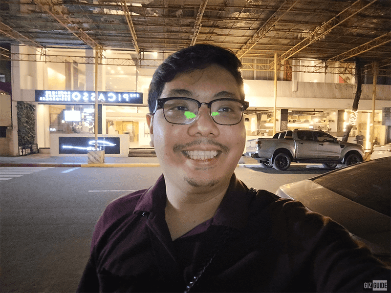 Infinix HOT 40 Pro's selfie low light