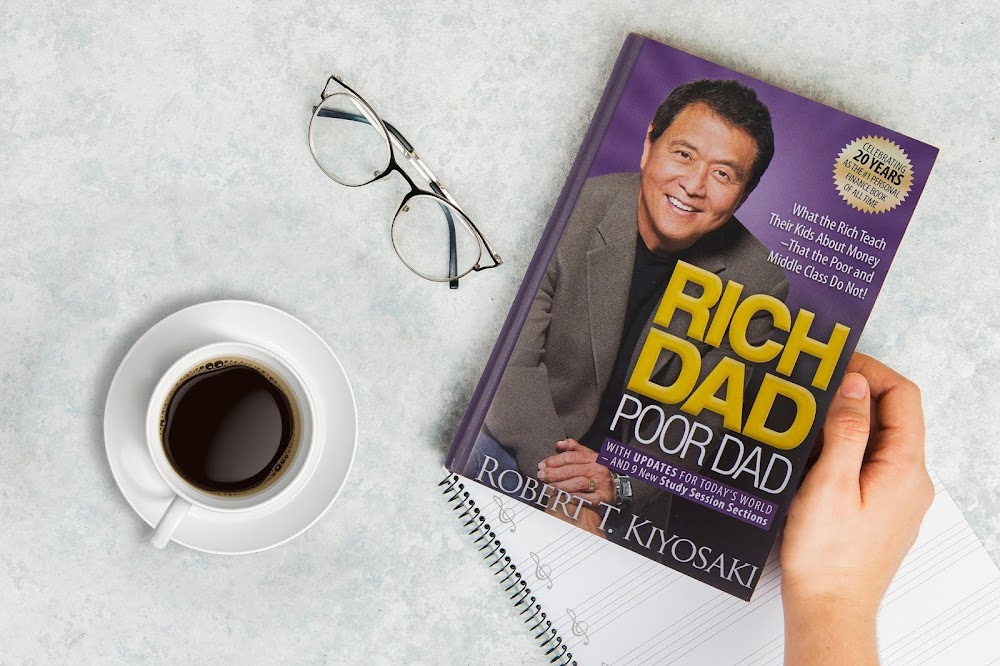 rich dad poor dad book mockup