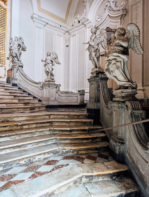 Baroque sicilien L'église Benedetto Catane escalier l'Ange photos Marco Pohle