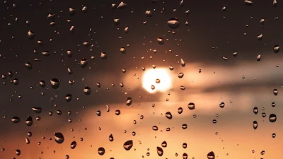 Surface, Wet, Light, Drops, Glass, Macro