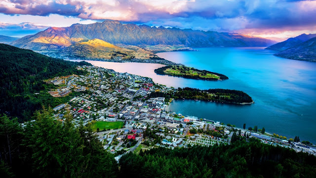Queenstown New Zealand Wakatipu Lake HD Wallpaper