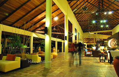 Lobby of Rebak Island Resort 