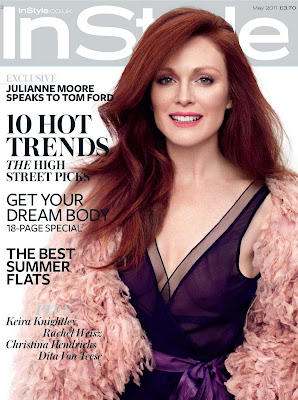 Julanne Moore Cover InStyle UK May 2011 