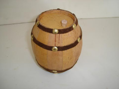 Unique Bark Crafts Wine Pot