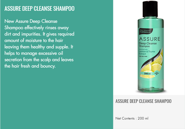 ASSURE DEEP CLEANSE SHAMPOO