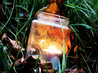 Tealight in Jar for Candlelight Walk, Russborough House