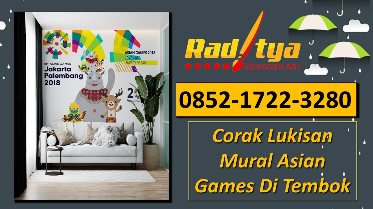 Corak Lukisan Mural Asian Games Di Tembok