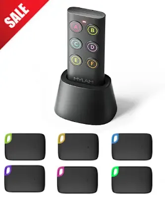 Wireless Key Finder: 1 Remote & 6 Receivers to Find Things