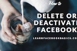 How to delete or deactivate My Facebook account temporarily