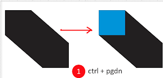 tutorial cepat membuat long shadow corelDRAW