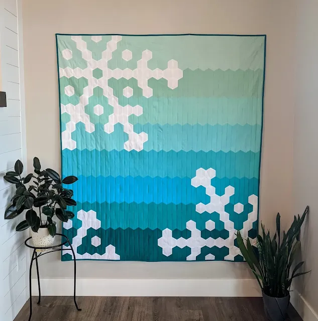 whimsical snowflake quilt pattern