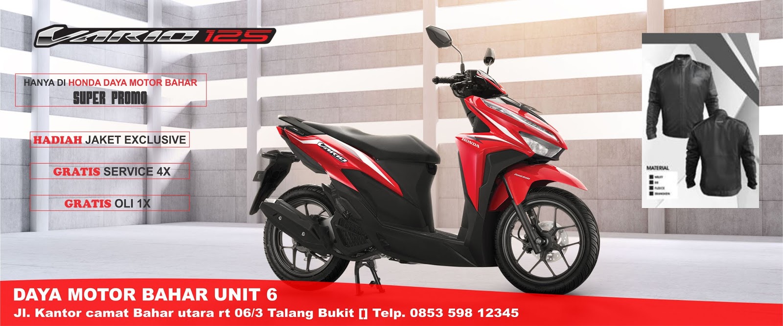 Brosur Kredit Motor Honda Maret 2018 Dealer Sepeda Motor Honda