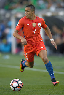 Alexis Sánchez en partido ante México, Copa América Centenario 2016, 18 de junio