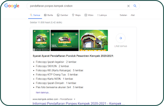 pendaftaran ponpes kempek 2020 2021 aplikasi android