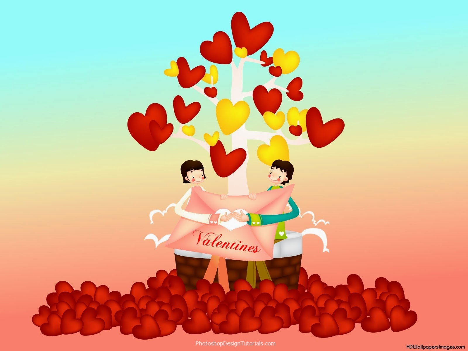 7 Wonders Of The World Happy Valentines Day Wallpaper 2014