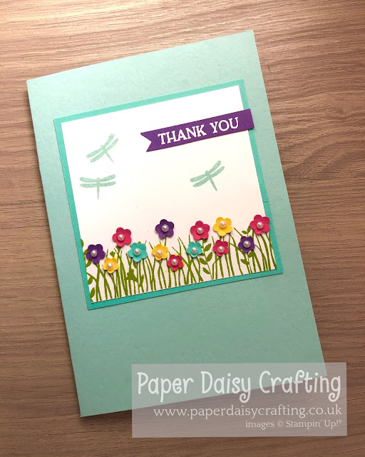 Field of Flowers Stampin Up card making