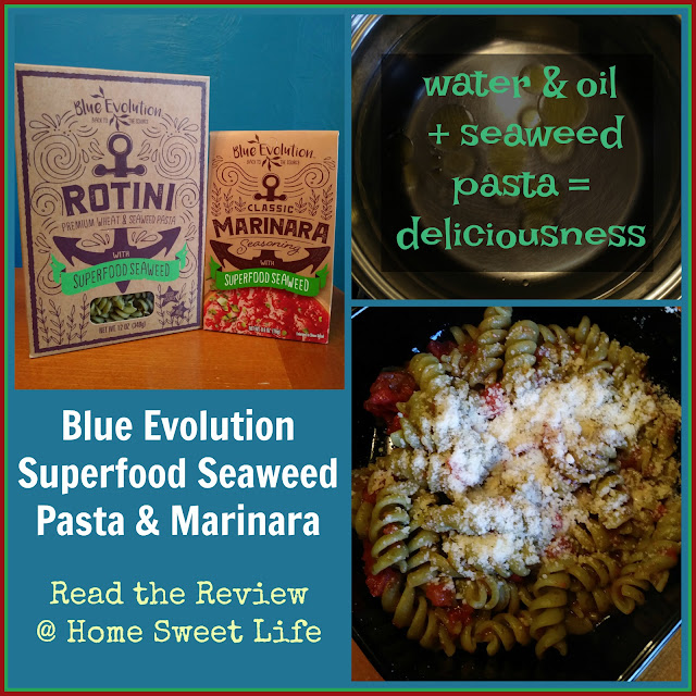 sustainable seaweed, seaweed-infused pasta, blue evolution