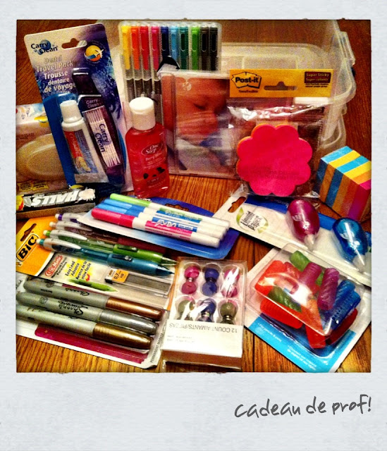 Des cadeaux  pour les enseignants! Julie Philippon