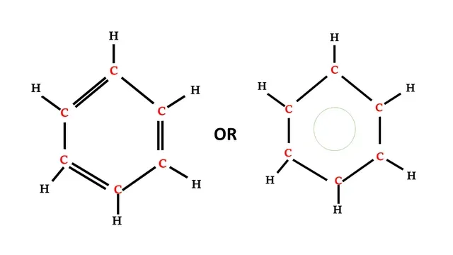 Structural formula of Benzene
