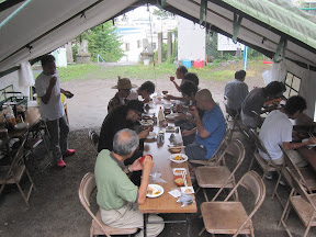 The camp... Here is where we had our meals everyday.