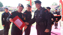 HUT ke-78 Korps Brimob,  Kapolda dan Wakapolda Sulteng Diangkat Jadi Warga Kehormatan