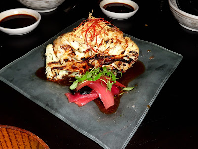 robata grilled cauliflower Japanese cuisine