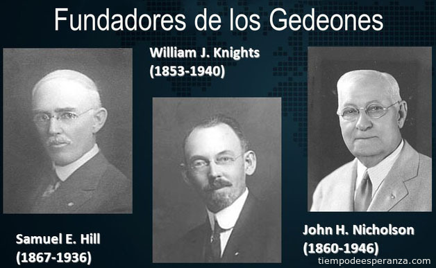 Fundadores de la organización cristiana Los Gedeones Internacionales.