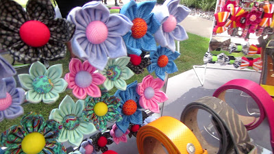 Homemade Fabric Flower Dog Collars