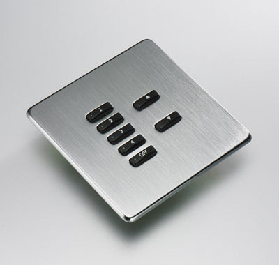 Rako Wireless RLF070 - Rako 7-Button lighting screwless plate kit(flush plate switch)