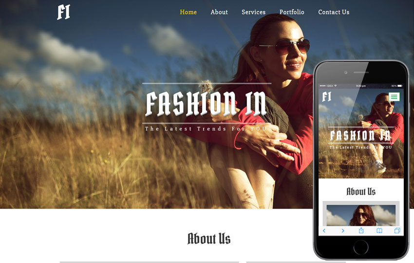 Fashion In Free Ecommerce Website Templates Image