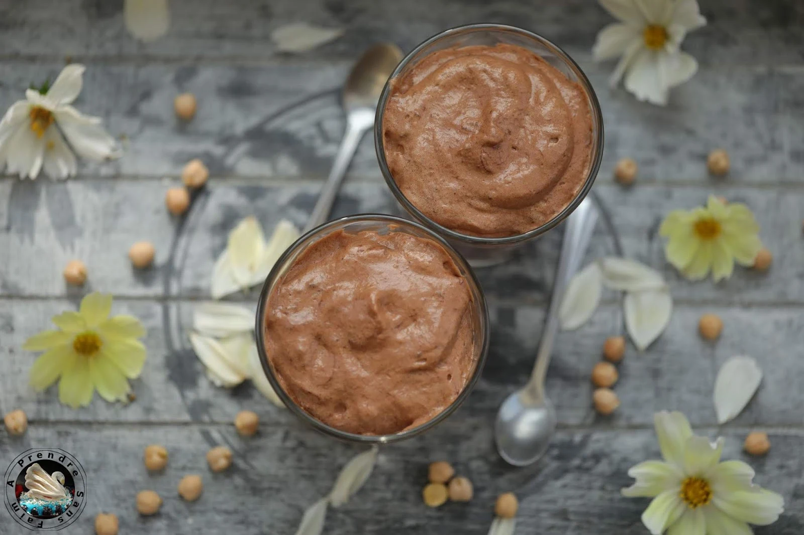 Mousse au chocolat noir vegane aquafaba au tapioca 